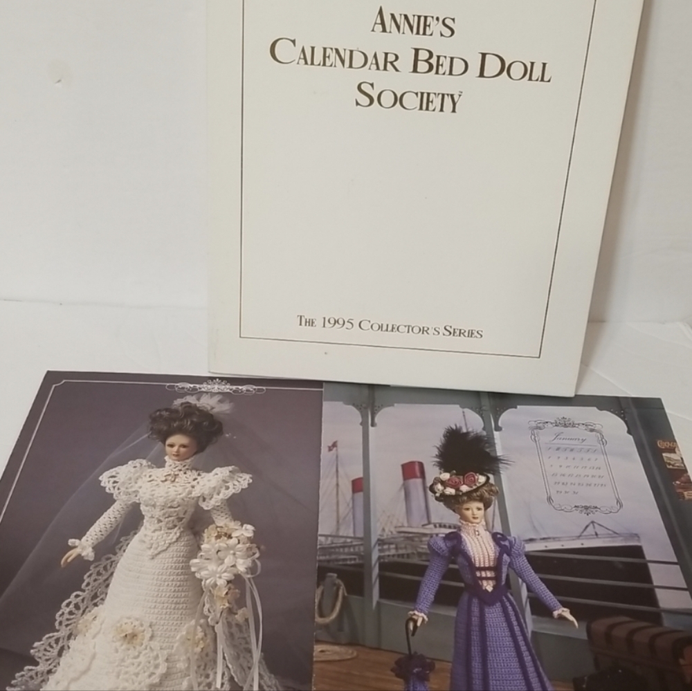 Annie's Calendar Bed Doll Society 1995 Collector Series